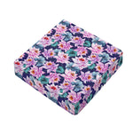 Vintage Lotus Flower Print Outdoor Seat Cushion Cover