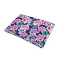 Vintage Lotus Flower Print Pet Cooling Mat Cover