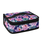 Vintage Lotus Flower Print Small Lunch Bag