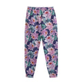 Vintage Lotus Flower Print Sweatpants