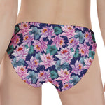 Vintage Lotus Flower Print Women's Panties