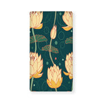 Vintage Lotus Pattern Print Baby Crib Sheet