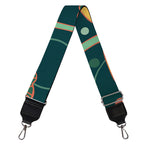 Vintage Lotus Pattern Print Bag Strap