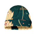 Vintage Lotus Pattern Print Beanie