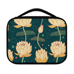 Vintage Lotus Pattern Print Classic Bible Case