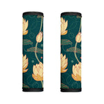 Vintage Lotus Pattern Print Handle Covers