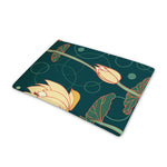 Vintage Lotus Pattern Print Pet Cooling Mat Cover