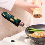 Vintage Lotus Pattern Print Skillet Handle Cover