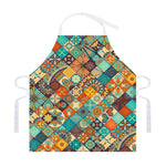 Vintage Mandala Bohemian Pattern Print Adjustable Apron