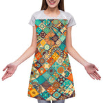 Vintage Mandala Bohemian Pattern Print Adjustable Apron