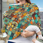 Vintage Mandala Bohemian Pattern Print Baby Seat Cover