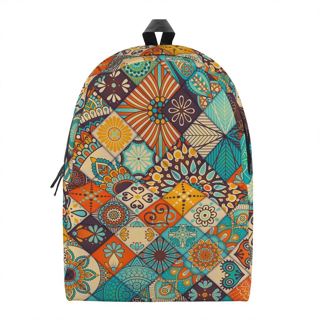 Vintage Mandala Bohemian Pattern Print Backpack