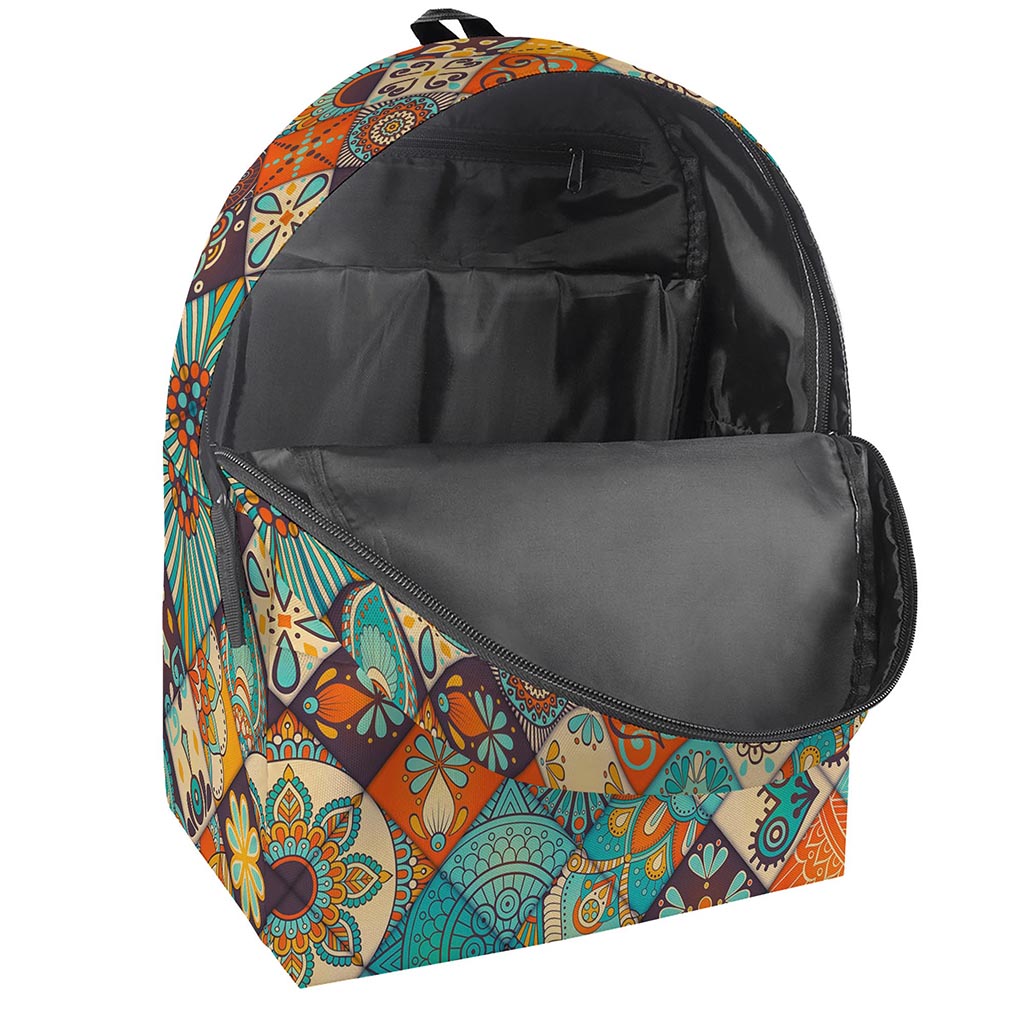Vintage Mandala Bohemian Pattern Print Backpack