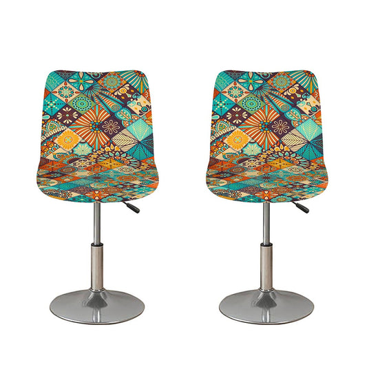 Vintage Mandala Bohemian Pattern Print Bar Stool Covers