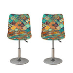 Vintage Mandala Bohemian Pattern Print Bar Stool Covers