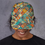 Vintage Mandala Bohemian Pattern Print Baseball Cap