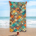 Vintage Mandala Bohemian Pattern Print Beach Towel