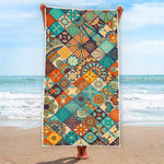Vintage Mandala Bohemian Pattern Print Beach Towel