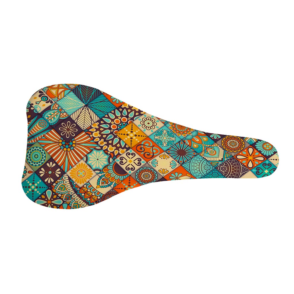 Vintage Mandala Bohemian Pattern Print Bicycle Seat Cover