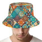 Vintage Mandala Bohemian Pattern Print Bucket Hat