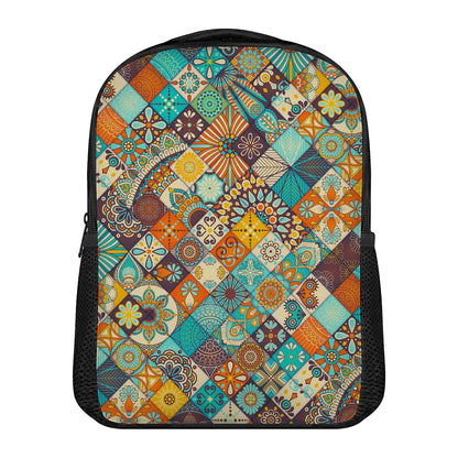 Vintage Mandala Bohemian Pattern Print Casual Backpack
