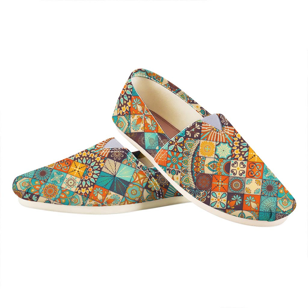 Vintage Mandala Bohemian Pattern Print Casual Shoes