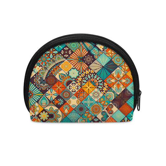 Vintage Mandala Bohemian Pattern Print Coin Purse