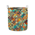 Vintage Mandala Bohemian Pattern Print Collapsible Laundry Basket