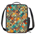 Vintage Mandala Bohemian Pattern Print Crossbody Lunch Bag