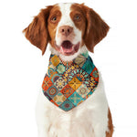 Vintage Mandala Bohemian Pattern Print Dog Bandana