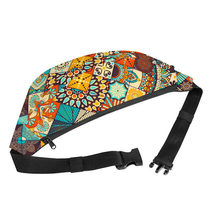 Vintage Mandala Bohemian Pattern Print Fanny Pack