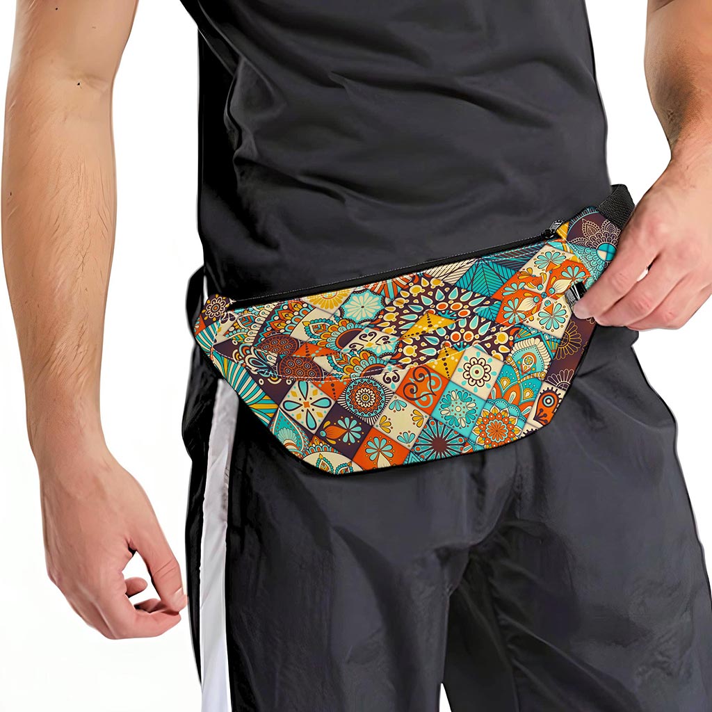 Vintage Mandala Bohemian Pattern Print Fanny Pack