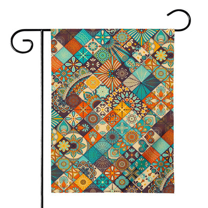 Vintage Mandala Bohemian Pattern Print House Flag