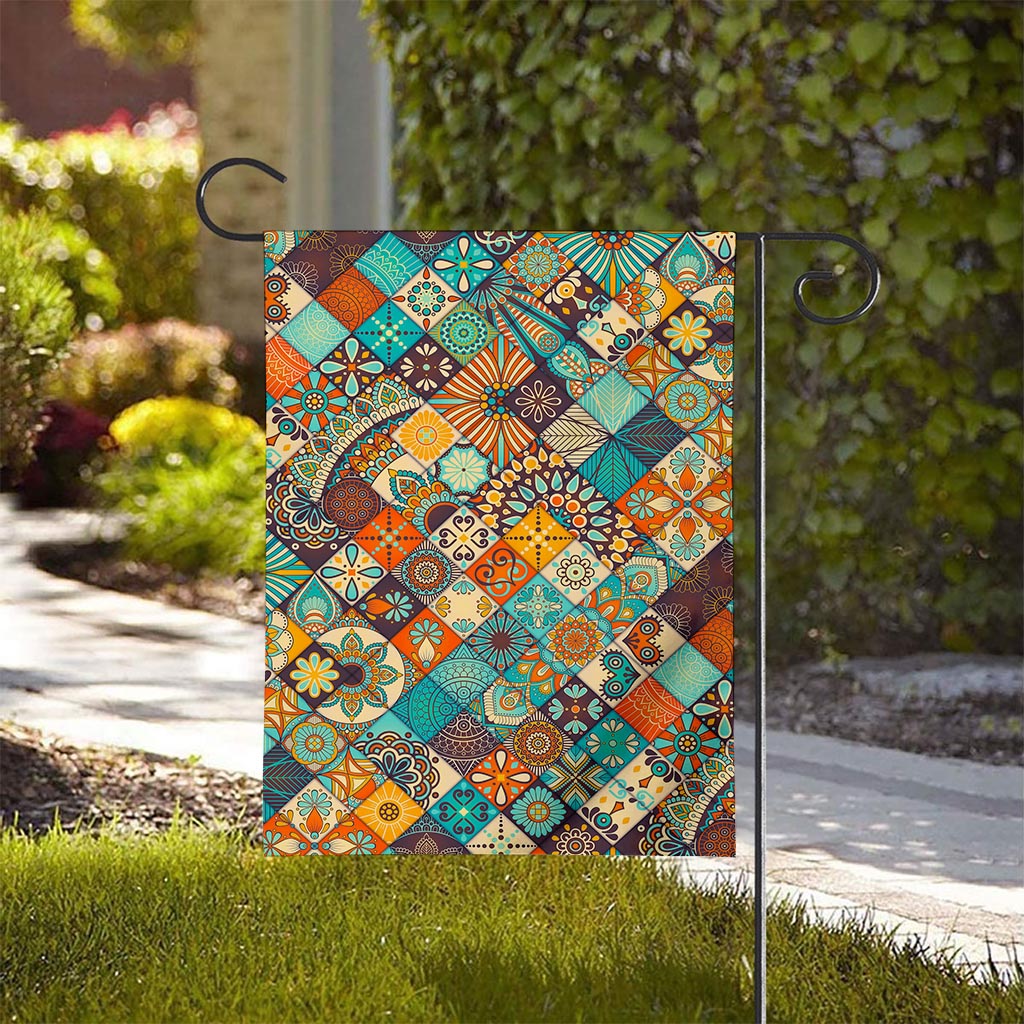 Vintage Mandala Bohemian Pattern Print House Flag
