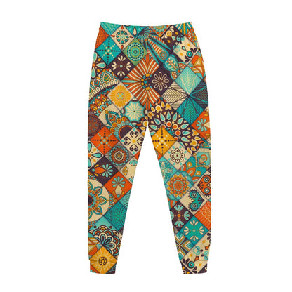 Vintage Mandala Bohemian Pattern Print Jogger Pants
