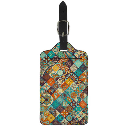 Vintage Mandala Bohemian Pattern Print Luggage Tag