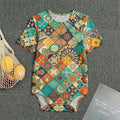 Vintage Mandala Bohemian Pattern Print Men's Bodysuit