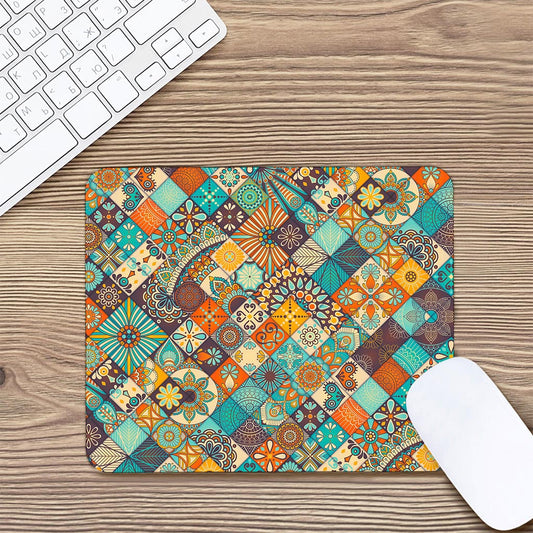 Vintage Mandala Bohemian Pattern Print Mouse Pad