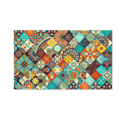 Vintage Mandala Bohemian Pattern Print Polyester Flag