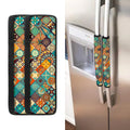 Vintage Mandala Bohemian Pattern Print Refrigerator Handle Covers