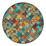 Vintage Mandala Bohemian Pattern Print Round Floor Mat