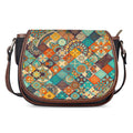 Vintage Mandala Bohemian Pattern Print Saddle Bag