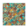 Vintage Mandala Bohemian Pattern Print Silk Bandana