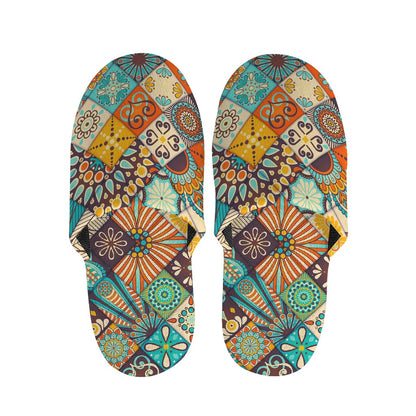 Vintage Mandala Bohemian Pattern Print Slippers