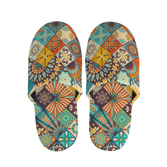 Vintage Mandala Bohemian Pattern Print Slippers