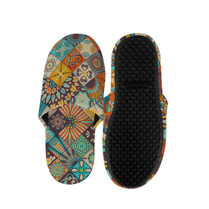 Vintage Mandala Bohemian Pattern Print Slippers