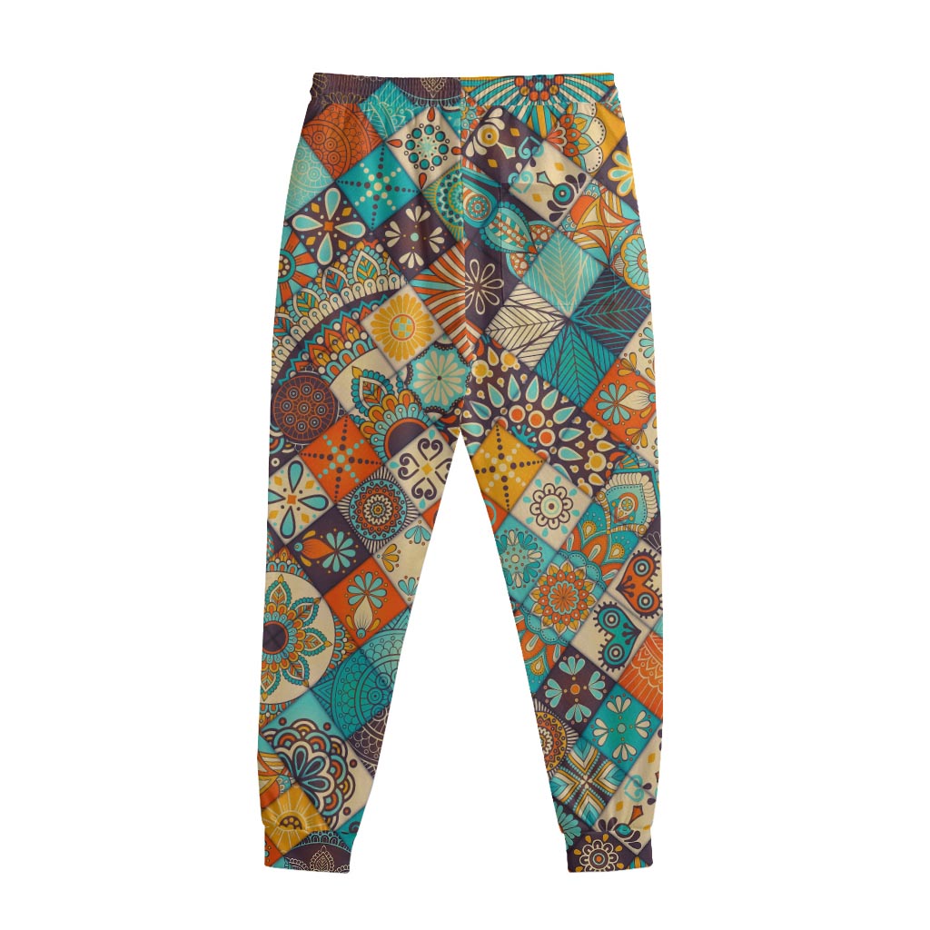 Vintage Mandala Bohemian Pattern Print Sweatpants