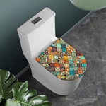 Vintage Mandala Bohemian Pattern Print Toilet Lid Cover
