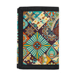 Vintage Mandala Bohemian Pattern Print Trifold Wallet