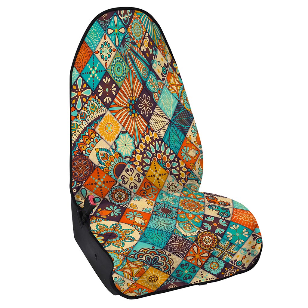 Vintage Mandala Bohemian Pattern Print Waterproof Car Seat Cover
